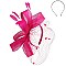 Fashionable Sinamay Feather Birdcage Veil Headband SLHTH2164