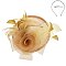 Rose Design Sinamay Fascinator