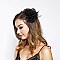 Fashionable Mesh Flower W Feather Hair/pin