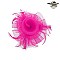 Fashionable Mesh Flower W Feather Hair/pin