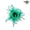 Fashionable Mesh Flower W Feather Hair/pin