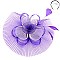Classy Fascinator with 2tone Ribbed Flower Mesh SLHTH2183