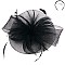 Classy Fascinator with Mesh Feather Center SLHTH2184