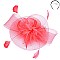 Classy Fascinator with Mesh Feather Center SLHTH2184