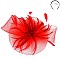 Classy Fascinator with Mesh Feather Center SLHTH2184