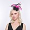 Classy Fascinator with 3 Rosette Loop Mesh 2t