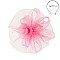 Classy Fascinator with Medium Center Rose Mesh SLHTH2201