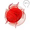 Classy Fascinator With Med Woven Mesh Ruffle SLHTH2205