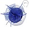 Classy Fascinator With Med Woven Mesh Ruffle SLHTH2205