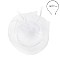 Classy Fascinator With Med Woven Mesh Ruffle SLHTH2205