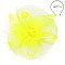 Classy Fascinator with Mesh 3 Flower Feather SLHTH2260