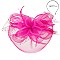 Classy Fascinator with Mesh Net Floral Feather SLHTH2262