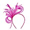 SIDE LOOPS FEATHERS FASCINATOR