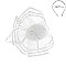 SATIN TRIMMED MESH ROSE ACCENT FASCINATOR