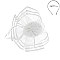 SATIN TRIMMED MESH ROSE ACCENT FASCINATOR