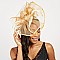 WILD FEATHER LOOP SATIN TRIM MESH FASCINATOR