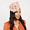 Sinamay Fascinator with Bow and Veil