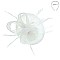 WOVEN LOTUS FEATHER LOOP FASCINATOR