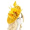 FLOWER FEATHER WOVEN FASCINATOR