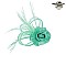 Fashionable ROSE and FEATHERS PIN FASCINATOR Pin
