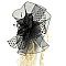 POLKA DOT VEIL MESH FASCINATOR