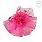 POLKA DOT VEIL MESH FASCINATOR