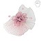 POLKA DOT VEIL MESH FASCINATOR