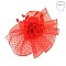 POLKA DOT VEIL MESH FASCINATOR