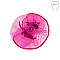 ROSE AND POLKA DOT VEIL FASCINATOR