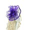 ROSE AND POLKA DOT VEIL FASCINATOR