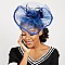 ROSE AND POLKA DOT VEIL FASCINATOR