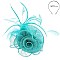 Rose Design Sinamay Fascinator