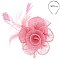 Rose Design Sinamay Fascinator