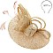 Classy Sinamay Bow and Feather Fascinator