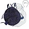 Round Shaped Sinamay RIBBON Fascinator with NET