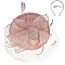 Round Shaped Sinamay RIBBON Fascinator with NET