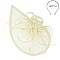 FEATHER FLORAL CRESCENT DESIGN FASCINATOR