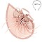 FEATHER FLORAL CRESCENT DESIGN FASCINATOR