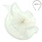 LARGE Loopy Sinamay Fascinator With Feather