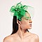 Classy Loopy Mesh Flower Center Accent FASCINATOR