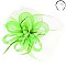 Classy Loopy Mesh Flower Center Accent FASCINATOR