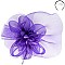 Classy Loopy Mesh Flower Center Accent FASCINATOR