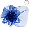 Classy Loopy Mesh Flower Center Accent FASCINATOR