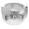 LARGE Crystal Bow NETTED DECORATIVE HEADPIECE
