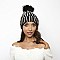 Embellished Stripes Beanie MEZHTK1067