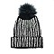 Embellished Stripes Beanie MEZHTK1067