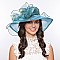 Elegant Organza Floppy EASTER Church Hat