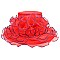 Elegant Medium Loopy Organza Hat SLHTO2148