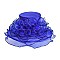 Elegant Medium Loopy Organza Hat SLHTO2148