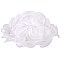 CLASSY KENTUCKY DERBY ORGANZA FLORAL WIDE BRIM HAT